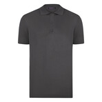 Tricot Solid Polo // Antracite (L)