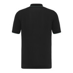 Tricot Tipped Polo w/Logo // Black (M)