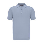 Tricot Solid Polo // Baby Blue (XL)