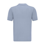 Tricot Solid Polo // Baby Blue (XL)