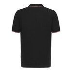 Tricot Tipped Polo // Black (L)