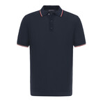 Tricot Tipped Polo // Navy Blue (M)