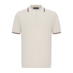 Tricot Tipped Polo // Ecru (L)