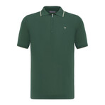 Tricot Tipped Polo w/Logo // Green (XL)