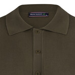 Tricot Solid Polo // Khaki (M)