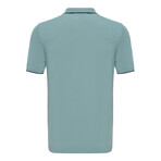 Tricot Tipped Polo w/Logo // Light Green (S)