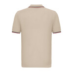 Tricot Tipped Polo // Beige (2XL)