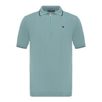 Tricot Tipped Polo w/Logo // Light Green (XL)