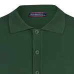 Tricot Solid Polo // Green (L)