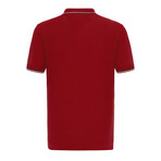 Tricot Tipped Polo // Red (XL)