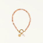 Isolde Gemstone Bracelet // Sunstone + Gold