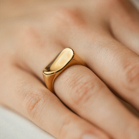 Flore Irregular Ring // Gold (6)