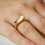 Flore Irregular Ring // Gold (7)