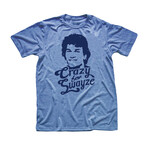 Crazy For Swayze T-Shirt Supports World Health // Triblend Royal (L)