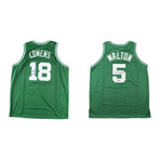 Dave Cowens  Boston Celtics Jersey + Bill Walton  Boston Celtics Jersey // Signed