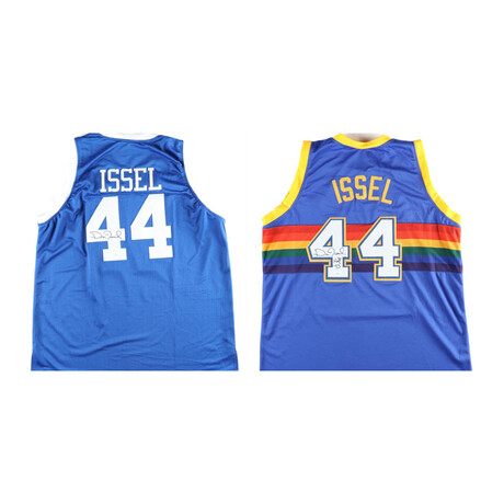 Dan Issel  Jersey Denver Nuggets Inscribed "HOF '93" + Dan Issel Kentucky Wildcats  Jersey // Signed