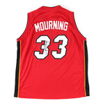Alonzo Mourning  Miami Heat Jersey + Alonzo Mourning  Charlotte Hornets Jersey // Signed