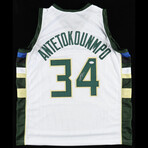 Giannis Antetokounmpo  Jersey  + Jrue Holiday  Jersey // Signed