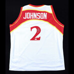 Joe Johnson  Atlanta Hawks Jersey, Joe Johnson Atlanta Hawks Jersey + Joe Johnson Hawks Photo // Signed