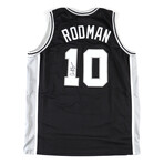 Tony Parker Spurs Jersey + Dennis Rodman Spurs Jersey // Signed