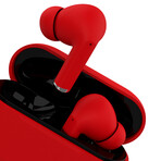 Xpods PRO True Wireless Earbuds with Wireless Charging Case // Red