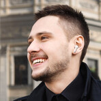 Xpods PRO True Wireless Earbuds with Wireless Charging Case // White