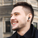 Xpods PRO True Wireless Earbuds with Wireless Charging Case // Black