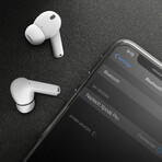 Xpods PRO True Wireless Earbuds with Wireless Charging Case // White