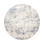 Turkish Efes L. Grey Round Rug v.3