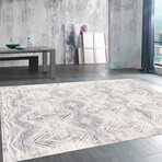 Turkish Efes L. Grey Area Rug v.5 (2' 0'' X 3' 0''  2 Pieces)