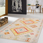 Turkish Aldora Beige Area Rug v.4 (2' 0'' X 3' 0''  2 Pieces)