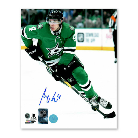 Miro Heiskanen Dallas Autographed Hockey 8x10 Photo