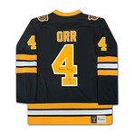 Bobby Orr Signed Boston Bruins Black Fanatics Jersey