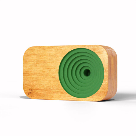 Racing Green Wooden Sound System