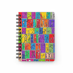 Office Bundle I (Mousepad, Spiral Notebook and Color Changing Mug) - Abstract Stick Figure Symphony Collection (Color Changing Mug, Spiral Notebook and Mousepad)