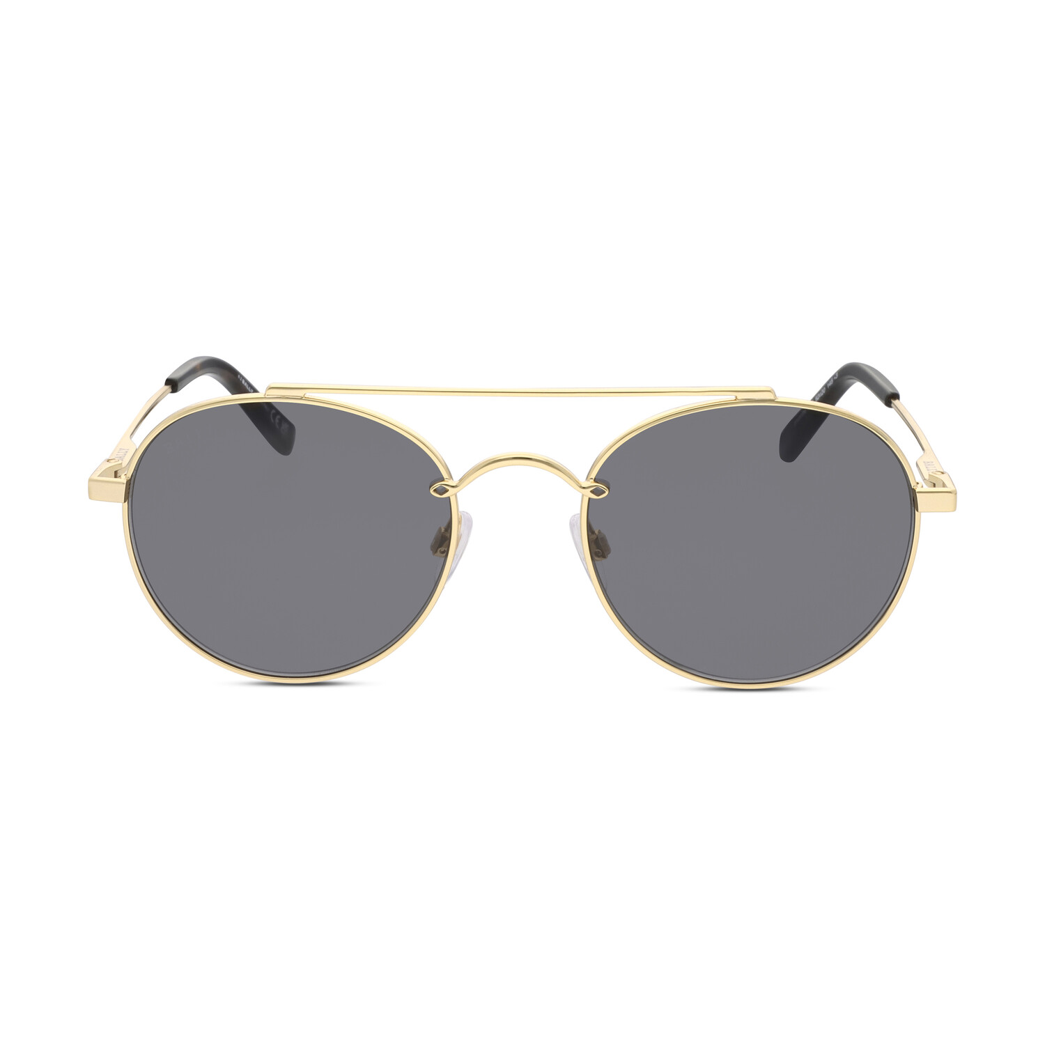 Bally // Men's Aviator Sunglasses // Shiny Deep Gold + Brown // New ...