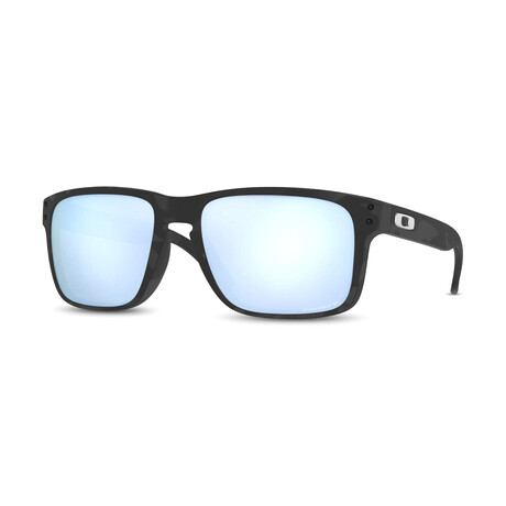 Oakley // Men's Polarized Holbrook Sunglasses // Gunmetal + Prizm Deep Water // New