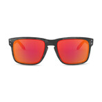 Oakley // Men's Holbrook Sunglasses // Black Camoflauge + Prizm Ruby // New