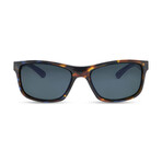 Revo // Men's Harness Wrap Sunglasses // Tortoise Blue + Graphite // New