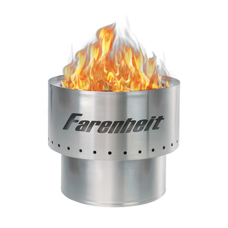 Farenheit // Smokeless Stainless Steel Fire Pit // 13.5"