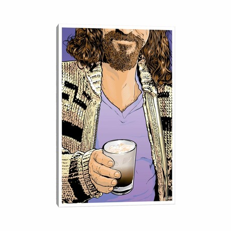 The Dude by Joshua Budich (26"H x 18"W x 1.5"D)