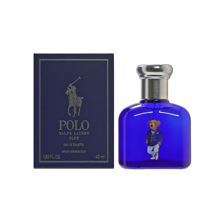 Men's Fragrance // Polo Blue Bear Edition by Ralph Lauren Men EDT Spray // 1.4 oz