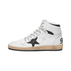 Men's Sky-Star Signature On The Ankle + Black Star Sneakers // White + Black (Euro: 41)