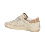 Men's Superstar Green Star + Brown Croc Heel Tab Sneakers // Off-White + Brown + Green + Gray (Euro: 43)