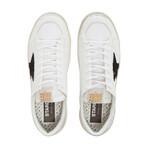 Men's Stardan Black Suede Star + White Heel Tab Sneakers // White + Black (Euro: 42)