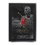 Upper Deck // Michael Jordan Autographed + Framed “Poster 1998”