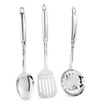 18/10 Stainless Steel Basic Utensil Set  // 3-Piece Set