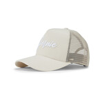 Embroidered Trucker Cap // Beige (44)