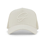 Thick embroidered G Cap // Off White (44)