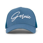 Embroidered Trucker Cap // Blue (44)